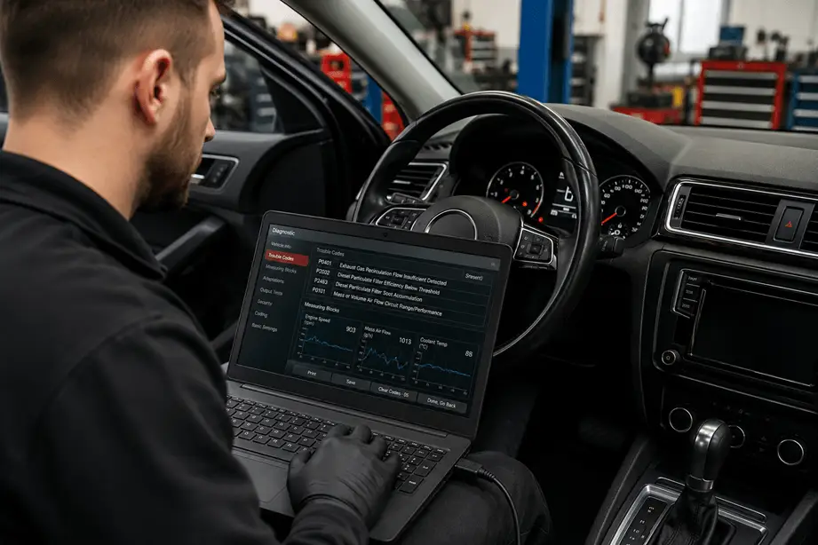 Automobilio diagnostika kaina ir automobilio klaidų tikrinimas servise